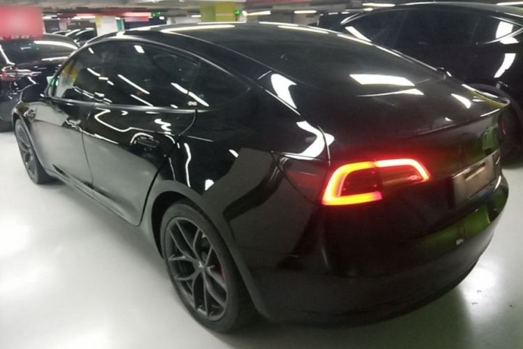 Used Tesla Model 3 2021 Standard Range Rear-Wheel Drive Upgraded Version 3D6 Rear Left 45 Deg