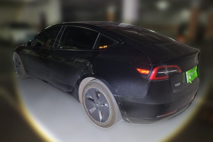 Used Tesla Model 3 2021 Standard Range Rear-Drive Upgraded Version Rear Left 45 Deg