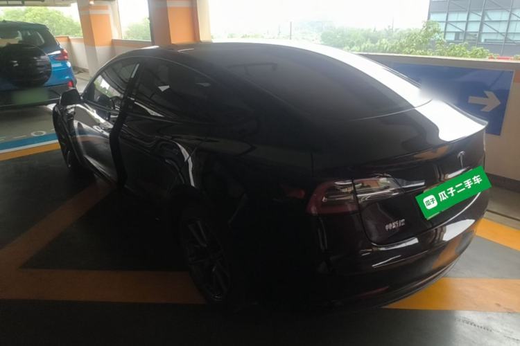 Used Tesla Model 3 2021 Revised Version Standard Range Rear-Wheel Drive Upgraded Edition 3D1 Rear Left 45 Deg