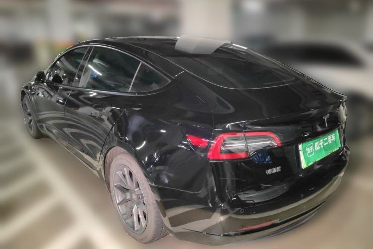 Used Tesla Model 3 2021 Standard Range Rear-Drive Upgraded Version Rear Left 45 Deg