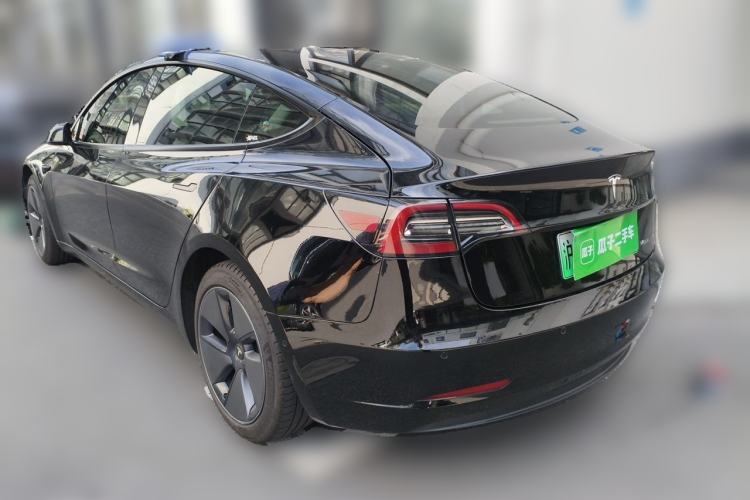 Used Tesla Model 3 2021 Standard Range Rear-Drive Upgraded Version Rear Left 45 Deg