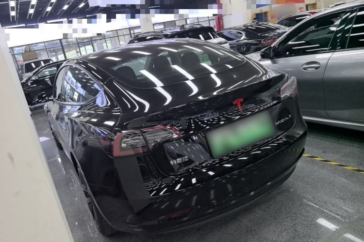Used Tesla Model 3 2021 Standard Range Rear-Drive Upgraded Version Rear Left 45 Deg