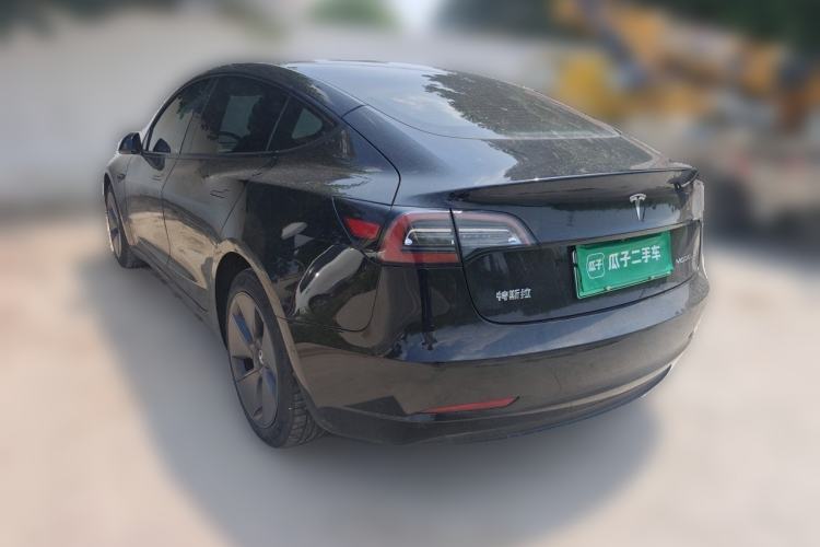 Used Tesla Model 3 2021 Revised Version Standard Range Rear-Wheel Drive Upgraded Edition 3D1 Rear Left 45 Deg