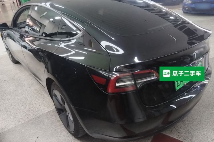 Used Tesla Model 3 2021 Standard Range Rear-Wheel Drive Upgraded Version 3D6 Rear Left 45 Deg