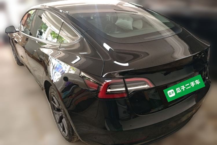 Used Tesla Model 3 2021 Standard Range Rear-Wheel Drive Upgraded Version 3D6 Rear Left 45 Deg