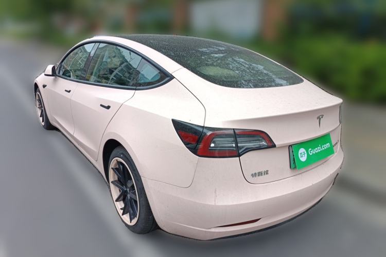 Used Tesla Model 3 2021 Standard Range Rear-Wheel Drive Upgraded Version 3D6 Rear Left 45 Deg
