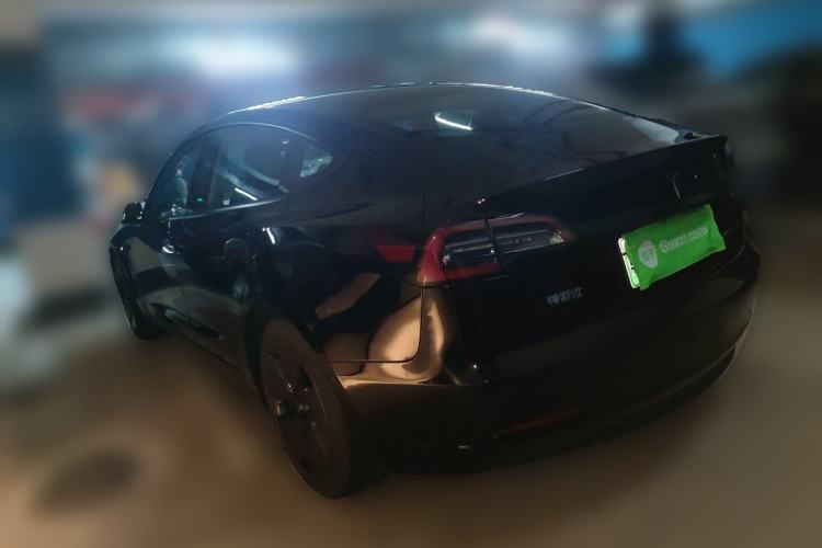 Used Tesla Model 3 2021 Standard Range Rear-Drive Upgraded Version Rear Left 45 Deg