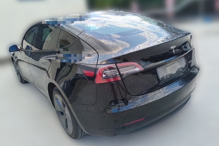 Used Tesla Model 3 2021 Standard Range Rear-Drive Upgraded Version Rear Left 45 Deg