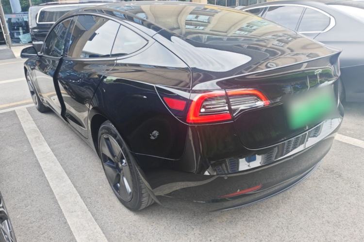 Used Tesla Model 3 2021 Revised Version Standard Range Rear-Wheel Drive Upgraded Edition 3D1 Rear Left 45 Deg