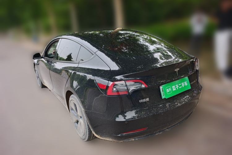 Used Tesla Model 3 2021 Standard Range Rear-Wheel Drive Upgraded Version 3D6 Rear Left 45 Deg