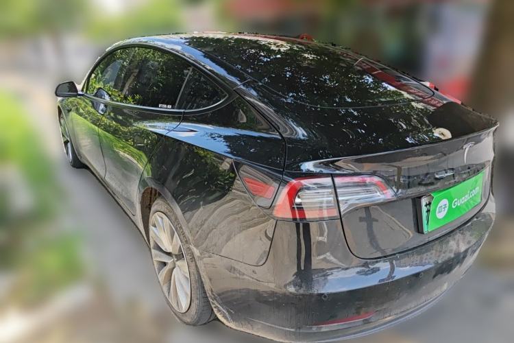 Used Tesla Model 3 2021 Revised Version Standard Range Rear-Wheel Drive Upgraded Edition 3D1 Rear Left 45 Deg