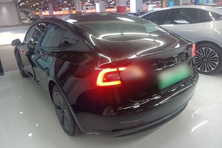 Used Tesla Model 3 2021 Standard Range Rear-Drive Upgraded Version Rear Left 45 Deg