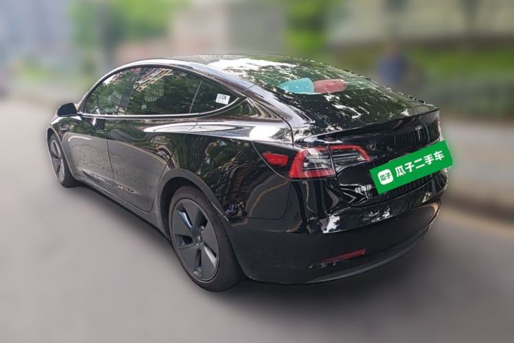 Used Tesla Model 3 2021 Standard Range Rear-Wheel Drive Upgraded Version 3D6 Rear Left 45 Deg