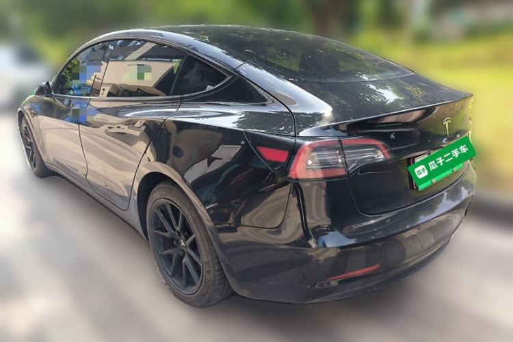 Used Tesla Model 3 2021 Standard Range Rear-Wheel Drive Upgraded Version 3D6 Rear Left 45 Deg