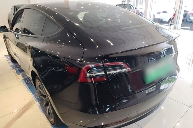 Used Tesla Model 3 2021 Standard Range Rear-Drive Upgraded Version Rear Left 45 Deg