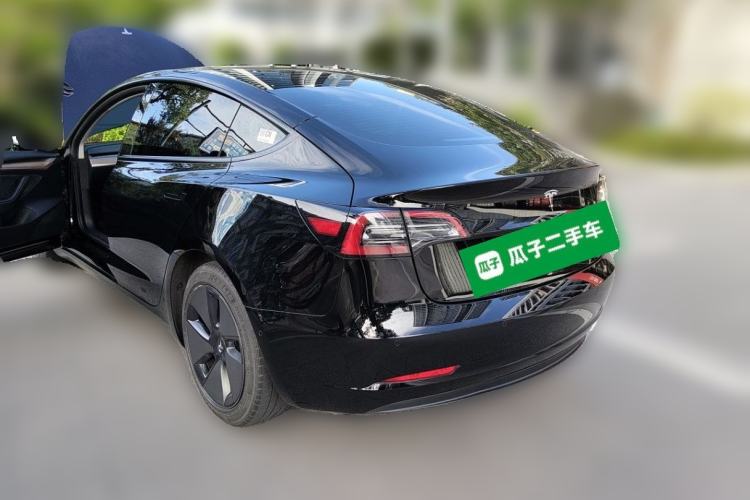 Used Tesla Model 3 2021 Standard Range Rear-Drive Upgraded Version Rear Left 45 Deg