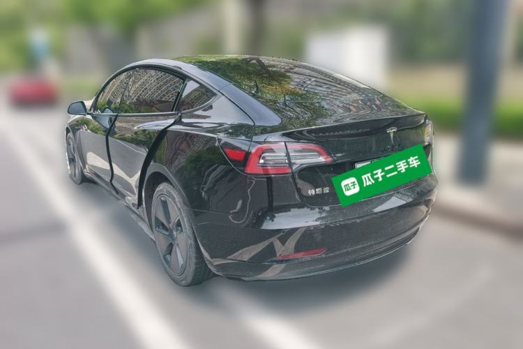 Used Tesla Model 3 2021 Standard Range Rear-Wheel Drive Upgraded Version 3D6 Rear Left 45 Deg