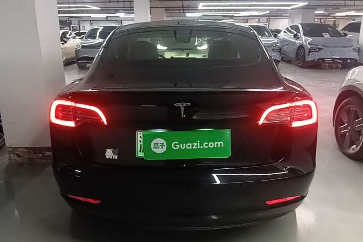 Used Tesla Model 3 2021 Revised Version II – Performance High-Performance All-Wheel-Drive Edition Rear