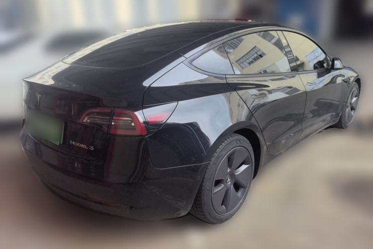 Used Tesla Model 3 2021 Standard Range Rear-Drive Upgraded Version Rear Right 45 Deg