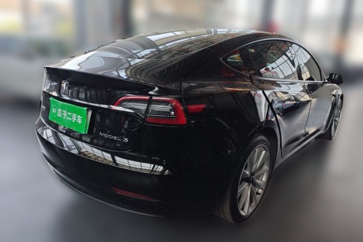 Used Tesla Model 3 2021 Standard Range Rear-Drive Upgraded Version Rear Right 45 Deg