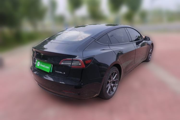 Used Tesla Model 3 2021 Revised Version Standard Range Rear-Wheel Drive Upgraded Edition 3D1 Rear Right 45 Deg