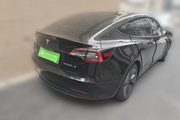Used Tesla Model 3 2021 Revised Version Standard Range Rear-Wheel Drive Upgraded Edition 3D1 Rear Right 45 Deg