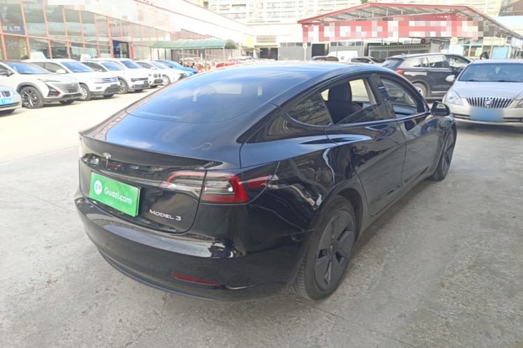 Used Tesla Model 3 2021 Revised Version Standard Range Rear-Wheel Drive Upgraded Edition 3D1 Rear Right 45 Deg