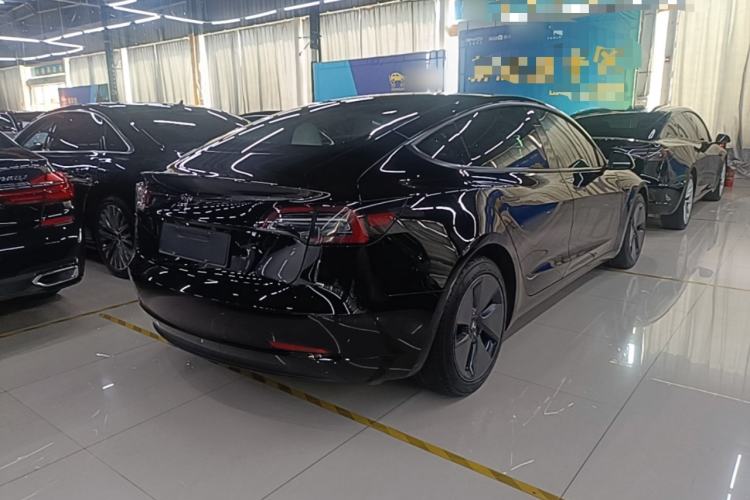 Used Tesla Model 3 2021 Standard Range Rear-Wheel Drive Upgraded Version 3D6 Rear Right 45 Deg