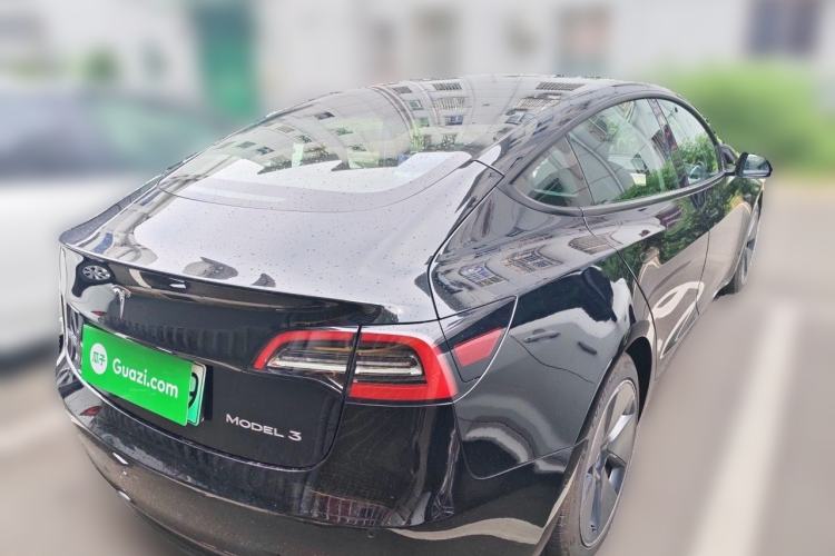 Used Tesla Model 3 2021 Standard Range Rear-Wheel Drive Upgraded Version 3D6 Rear Right 45 Deg