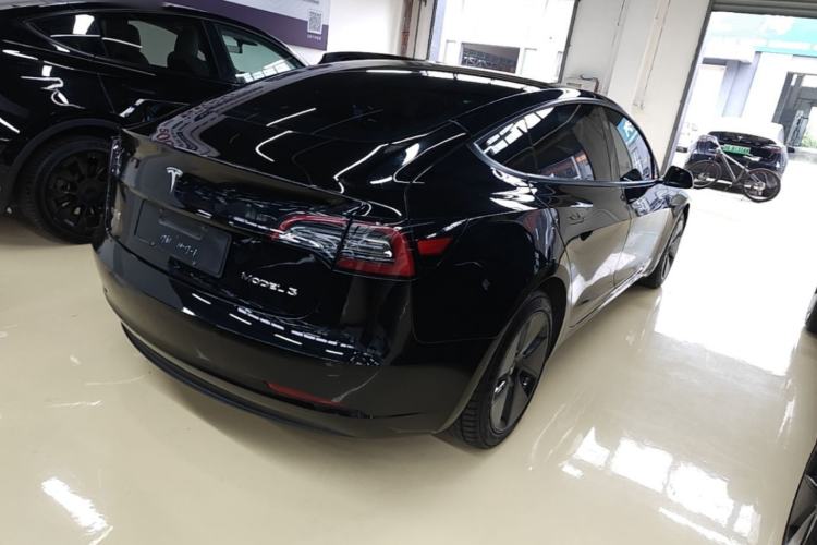 Used Tesla Model 3 2021 Revised Version Standard Range Rear-Wheel Drive Upgraded Edition 3D1 Rear Right 45 Deg