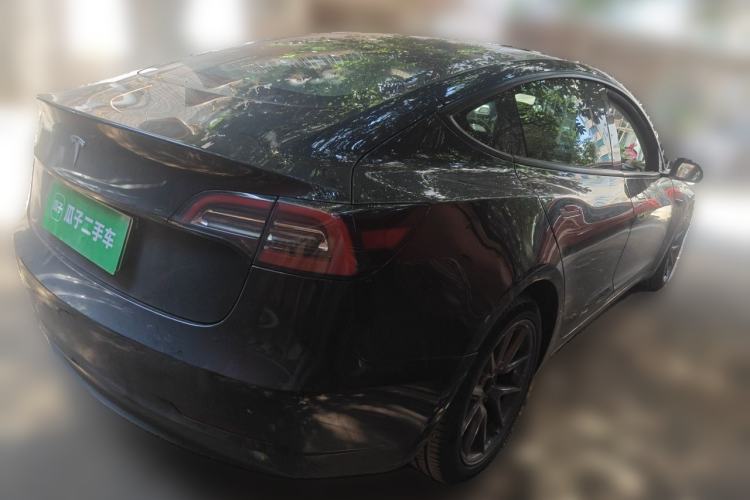 Used Tesla Model 3 2021 Standard Range Rear-Wheel Drive Upgraded Version 3D6 Rear Right 45 Deg