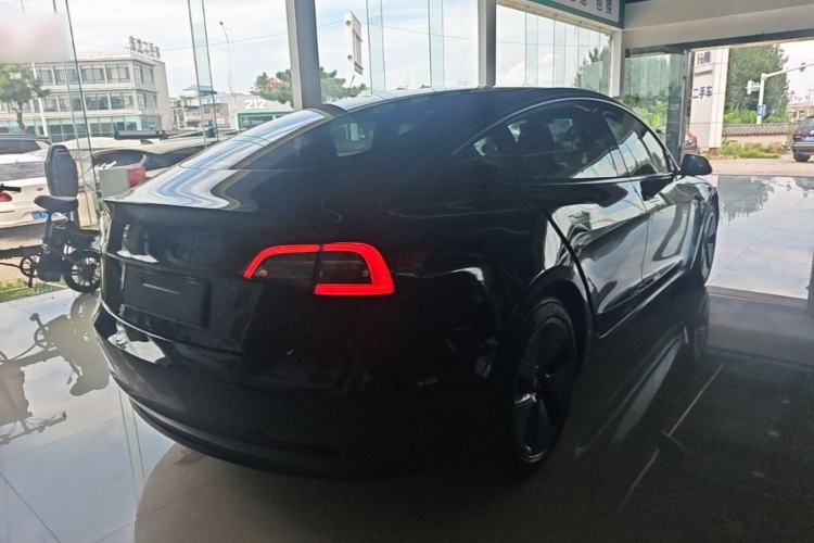 Used Tesla Model 3 2021 Standard Range Rear-Drive Upgraded Version Rear Right 45 Deg