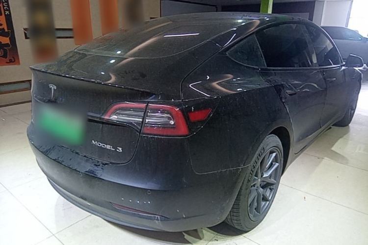 Used Tesla Model 3 2021 Standard Range Rear-Drive Upgraded Version Rear Right 45 Deg