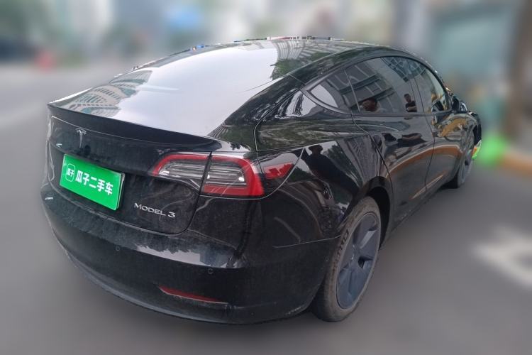 Used Tesla Model 3 2021 Revised Version Standard Range Rear-Wheel Drive Upgraded Edition 3D1 Rear Right 45 Deg