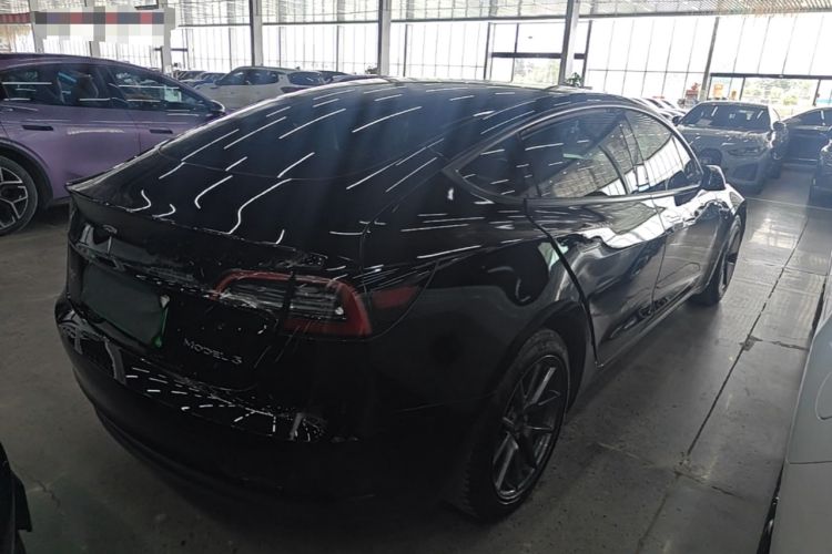 Used Tesla Model 3 2021 Revised Version Standard Range Rear-Wheel Drive Upgraded Edition 3D1 Rear Right 45 Deg