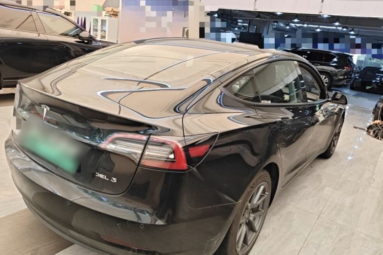 Used Tesla Model 3 2021 Standard Range Rear-Wheel Drive Upgraded Version 3D6 Rear Right 45 Deg