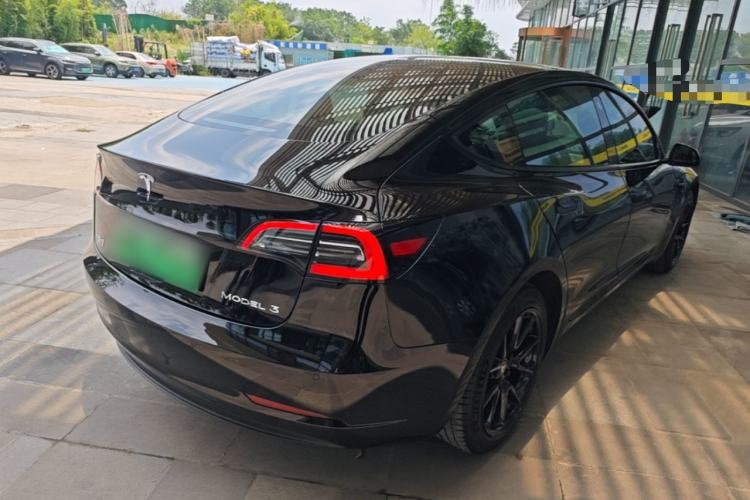 Used Tesla Model 3 2021 Standard Range Rear-Wheel Drive Upgraded Version 3D6 Rear Right 45 Deg