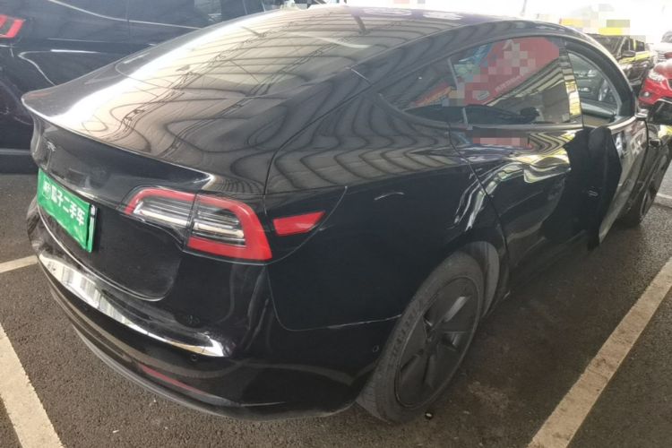 Used Tesla Model 3 2021 Standard Range Rear-Wheel Drive Upgraded Version 3D6 Rear Right 45 Deg