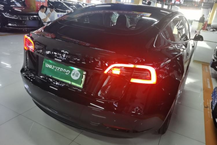 Used Tesla Model 3 2021 Standard Range Rear-Wheel Drive Upgraded Version 3D6 Rear Right 45 Deg
