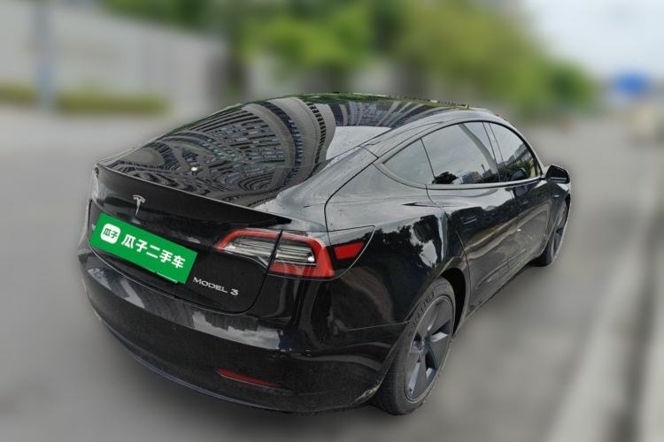 Used Tesla Model 3 2021 Standard Range Rear-Wheel Drive Upgraded Version 3D6 Rear Right 45 Deg