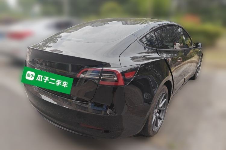 Used Tesla Model 3 2021 Standard Range Rear-Wheel Drive Upgraded Version 3D6 Rear Right 45 Deg