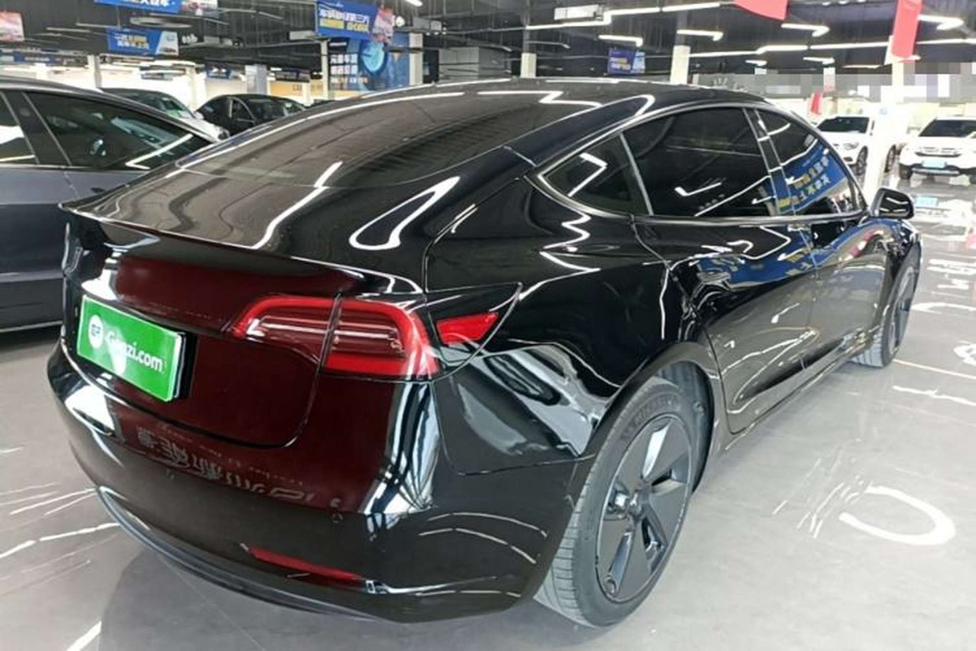 Used Tesla Model 3 2021 Revised Version Standard Range Rear-Wheel Drive Upgraded Edition 3D1 Rear Right 45 Deg