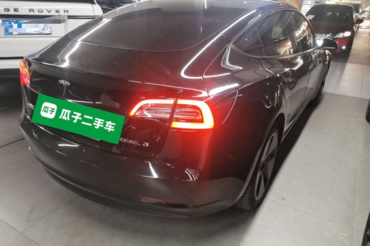 Used Tesla Model 3 2021 Revised Version Standard Range Rear-Wheel Drive Upgraded Edition 3D1 Rear Right 45 Deg