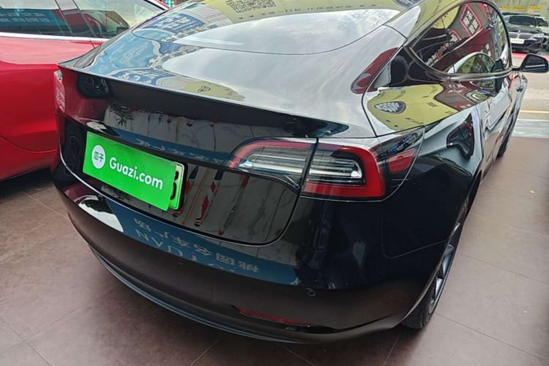 Used Tesla Model 3 2021 Standard Range Rear-Drive Upgraded Version Rear Right 45 Deg