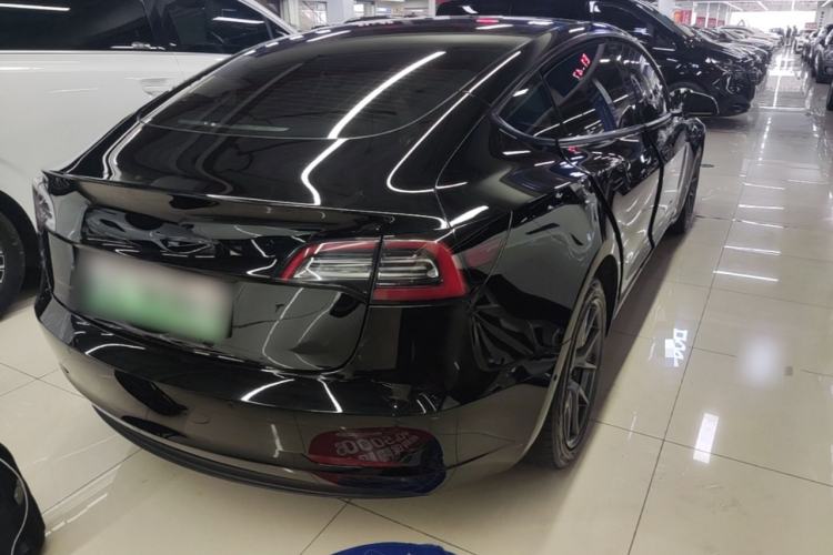 Used Tesla Model 3 2021 Standard Range Rear-Wheel Drive Upgraded Version 3D6 Rear Right 45 Deg