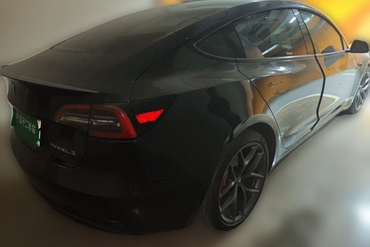 Used Tesla Model 3 2021 Revised Version II – Performance High-Performance All-Wheel-Drive Edition Rear Right 45 Deg