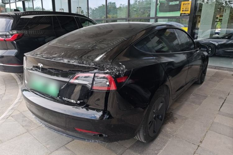 Used Tesla Model 3 2021 Standard Range Rear-Wheel Drive Upgraded Version 3D6 Rear Right 45 Deg