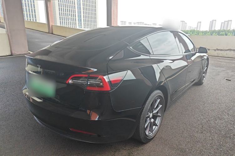 Used Tesla Model 3 2021 Standard Range Rear-Drive Upgraded Version Rear Right 45 Deg
