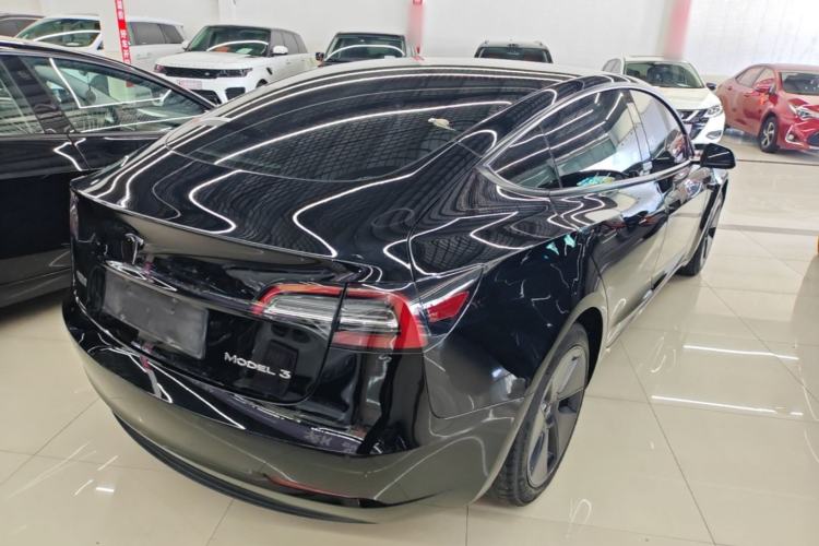 Used Tesla Model 3 2021 Standard Range Rear-Wheel Drive Upgraded Version 3D6 Rear Right 45 Deg