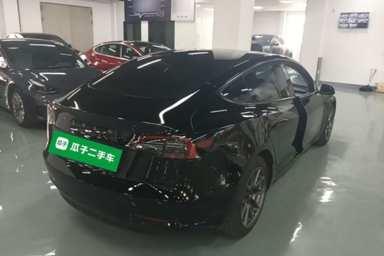 Used Tesla Model 3 2021 Standard Range Rear-Drive Upgraded Version Rear Right 45 Deg